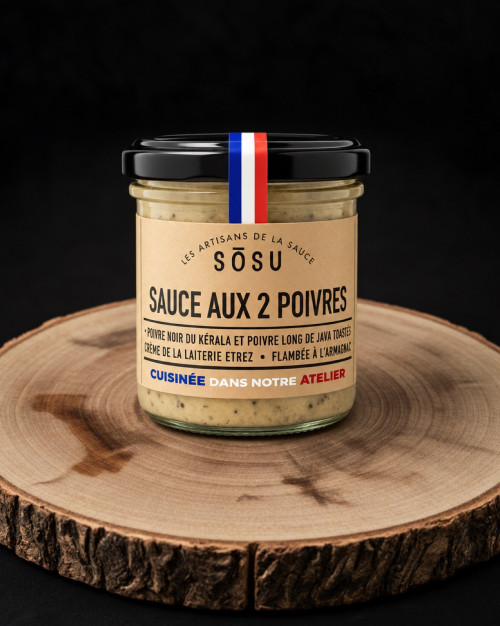 Sauce aux 2 poivres (pot 165mL)