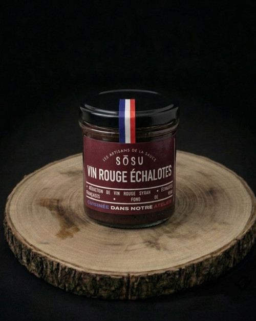 Vin rouge & échalotes (pot 165mL)