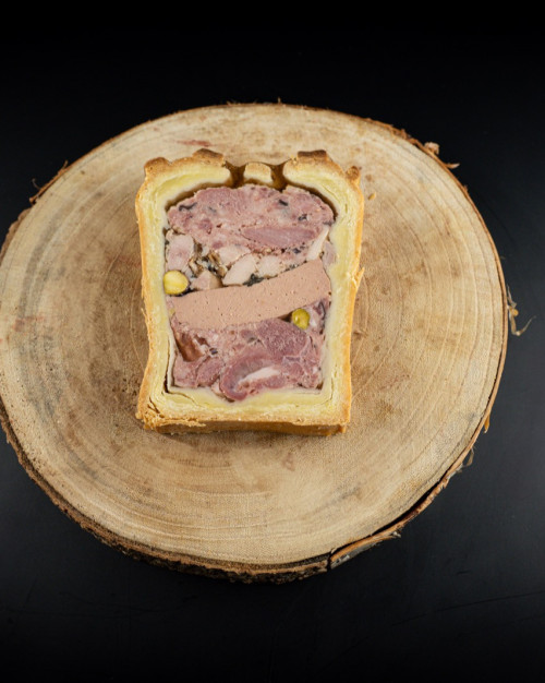 Pâté en croûte pintade et morilles (200g)