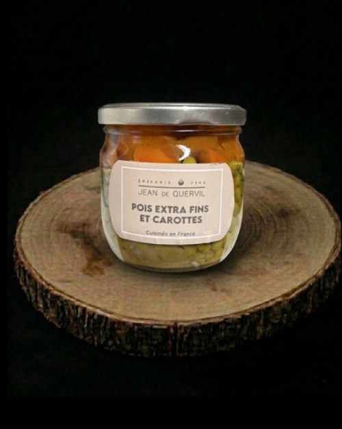 Petit pois extra fins et carottes (215g)
