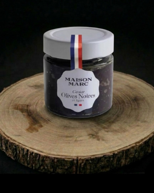 Caviar d'olives noires et figues