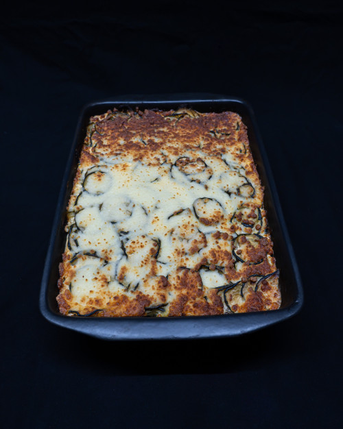 Aubergines à la parmesane 1 personne (±300g)