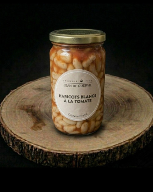 Haricots Blancs à la Tomate - Format Familial (420g)
