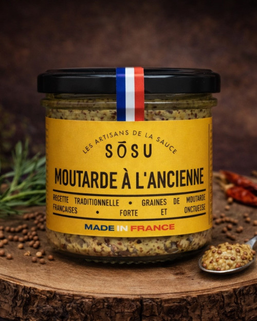 Moutarde à l'ancienne (pot 165mL)